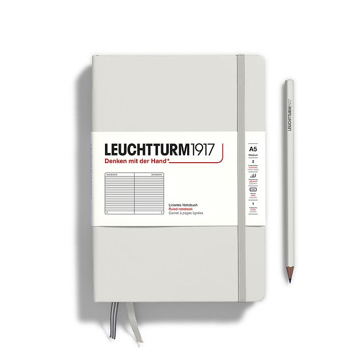 CAIET A5 DICTANDO COPERTA RIGIDA GRI DESCHIS LEUCHTTURM CAIET A5 DICTANDO COPERTA RIGIDA GRI DESCHIS LEUCHTTURM